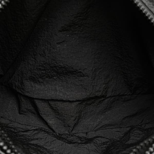 Pre-owned Bottega Veneta Nylon and Calfskin Intrecciato Belt Bag Black