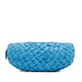Miniatyrbillede 4 af 10: Pre-owned Bottega Veneta Paper Calfskin Intrecciato Banana Hobo Bag Blue
