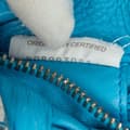 Miniatyrbillede 7 af 10: Pre-owned Bottega Veneta Paper Calfskin Intrecciato Banana Hobo Bag Blue
