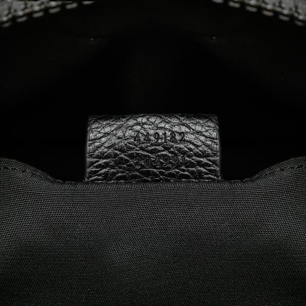 Pre-owned Gucci GG Nylon Web Belt Bag Black