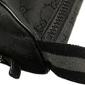 Miniatyrbild 8 av 10: Pre-owned Gucci GG Nylon Web Belt Bag Black