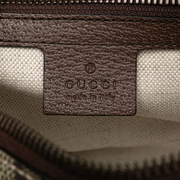 Pre-owned Gucci Maxi GG Supreme Interlocking G Pineapple Belt Bag Brown