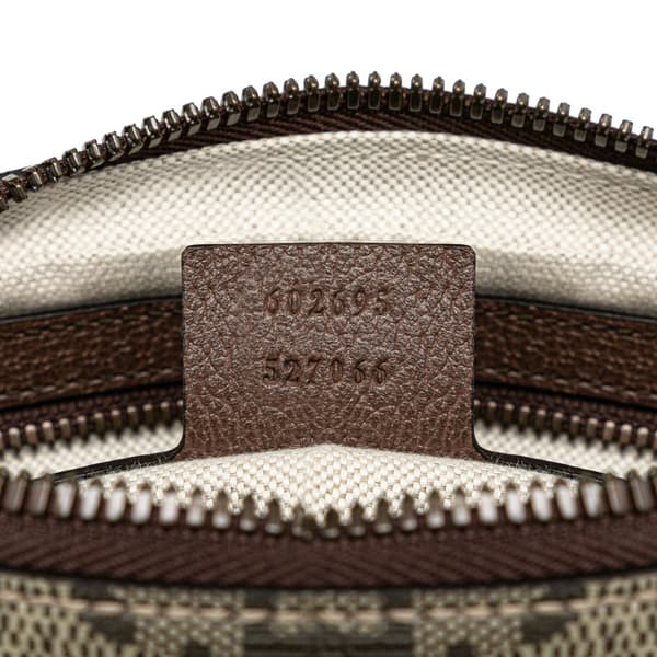 Pre-owned Gucci Maxi GG Supreme Interlocking G Pineapple Belt Bag Brown