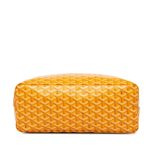Pre-owned Goyard Goyardine Boheme Hobo Yellow