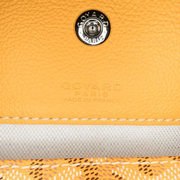 Pre-owned Goyard Goyardine Boheme Hobo Yellow