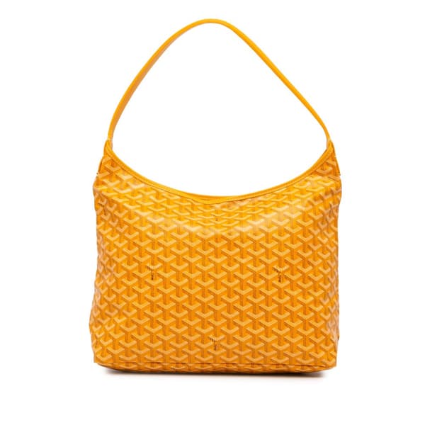 Pre-owned Goyard Goyardine Boheme Hobo Yellow