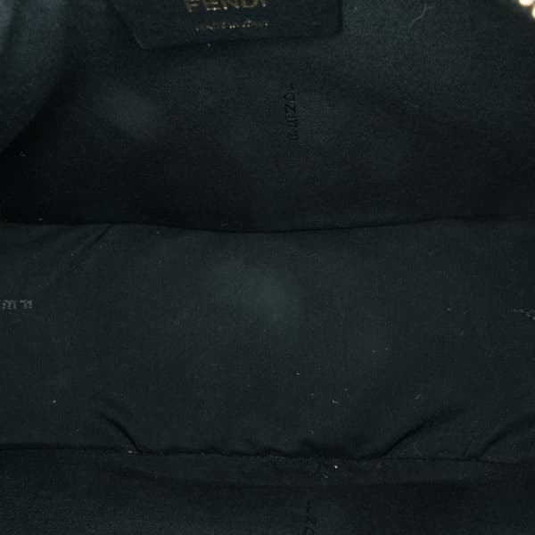 Pre-owned Fendi Medium Leather Fendigraphy Hobo Black