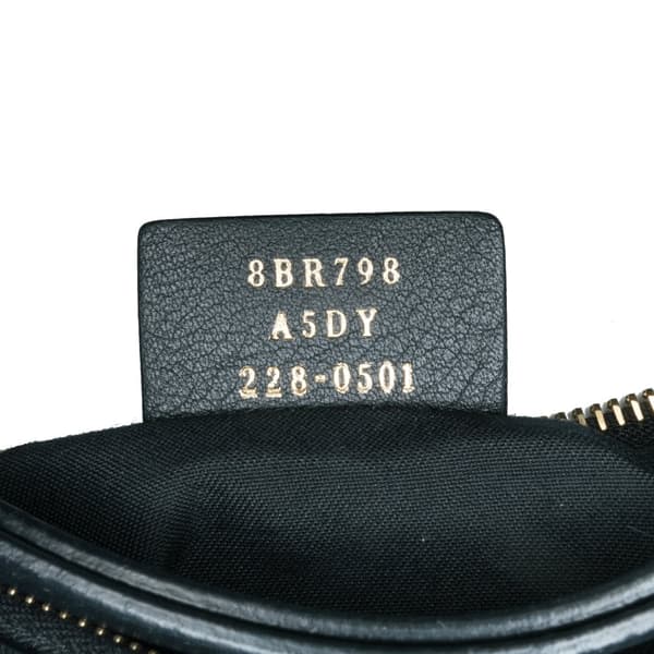 Pre-owned Fendi Medium Leather Fendigraphy Hobo Black