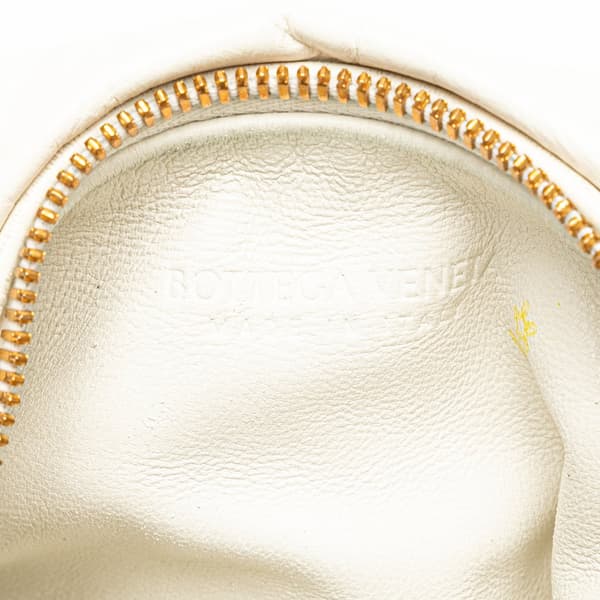 Pre-owned Bottega Veneta Mini Nappa Puffy Jodie White