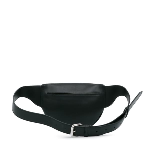 Pre-owned Fendi Fendi Logo Belt Bag Black