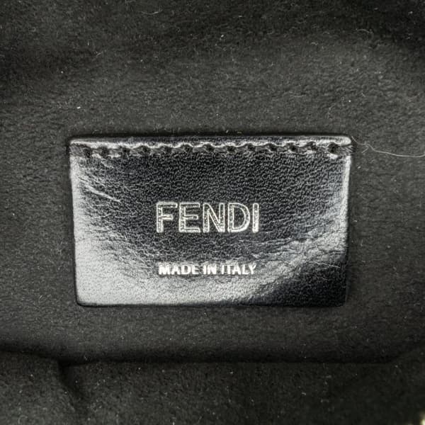 Pre-owned Fendi Fendi Logo Belt Bag Black
