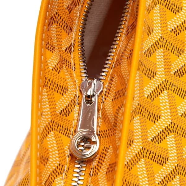Pre-owned Goyard Goyardine Boheme Hobo Yellow