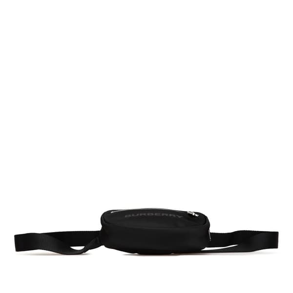 Pre-owned Burberry Nylon Belt Bag Black