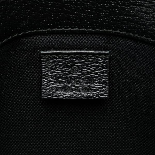 Pre-owned Gucci GG Supreme Psychedelic Belt Bag Black