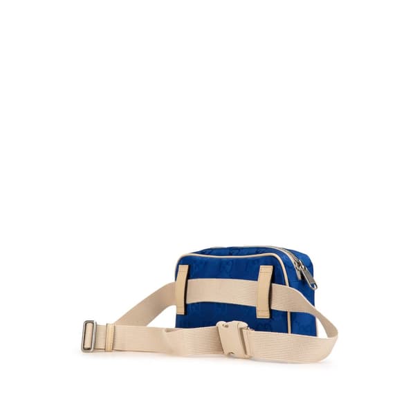 Pre-owned Gucci GG Nylon Off The Grid Belt Bag Blue