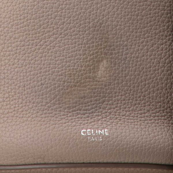Pre-owned Celine Leather Big Bag Bucket Brown