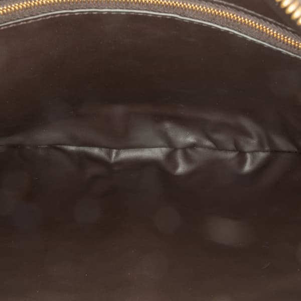 Pre-owned Bottega Veneta Large Lambskin Intrecciato Gemelli Brown