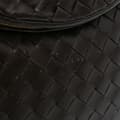 Miniatyrbild 8 av 10: Pre-owned Bottega Veneta Large Lambskin Intrecciato Gemelli Brown