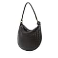 Miniatyrbild 2 av 10: Pre-owned Bottega Veneta Large Lambskin Intrecciato Gemelli Brown