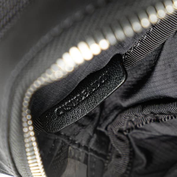 Pre-owned Burberry Nylon Logo Cannon Belt Bag Black