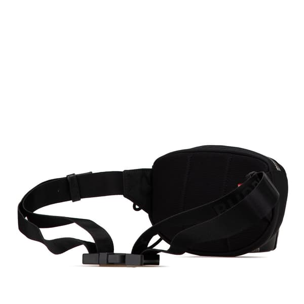 Pre-owned Burberry Nylon Logo Cannon Belt Bag Black