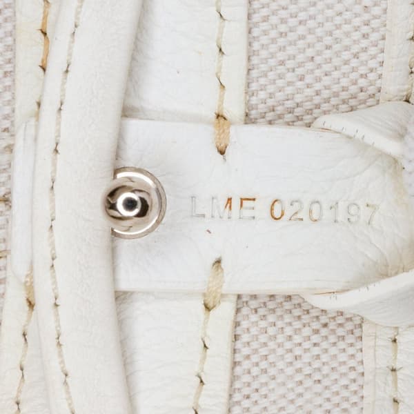 Pre-owned Goyard Goyardine Petit Flot White