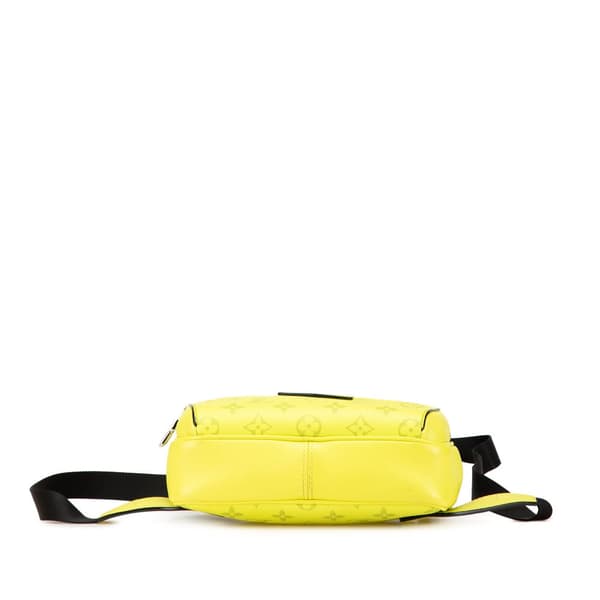 Pre-owned Louis Vuitton Monogram Taigarama Outdoor Bumbag Yellow