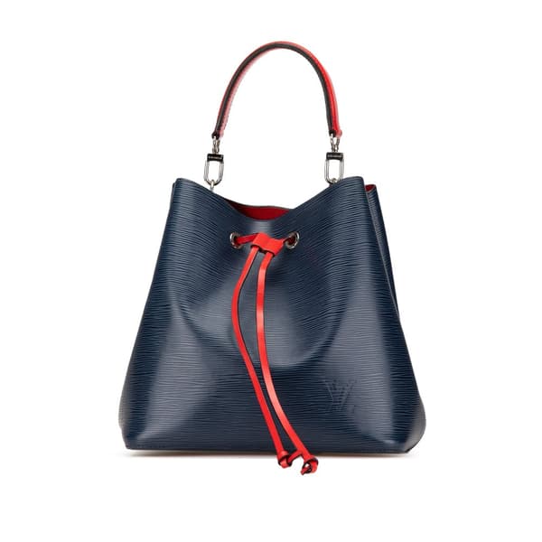 Pre-owned Louis Vuitton Epi NeoNoe MM Blue
