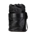 Pikkukuva 2 / 10: Pre-owned Bottega Veneta Perforated Leather Paper Bucket Bag Black