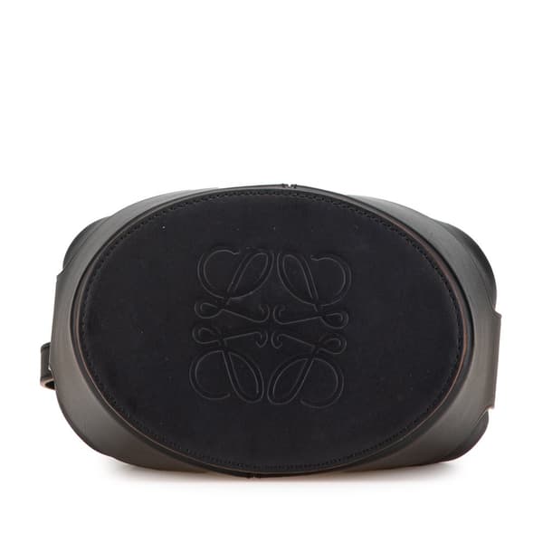 Pre-owned LOEWE Medium Leather Balloon Bucket Bag Black