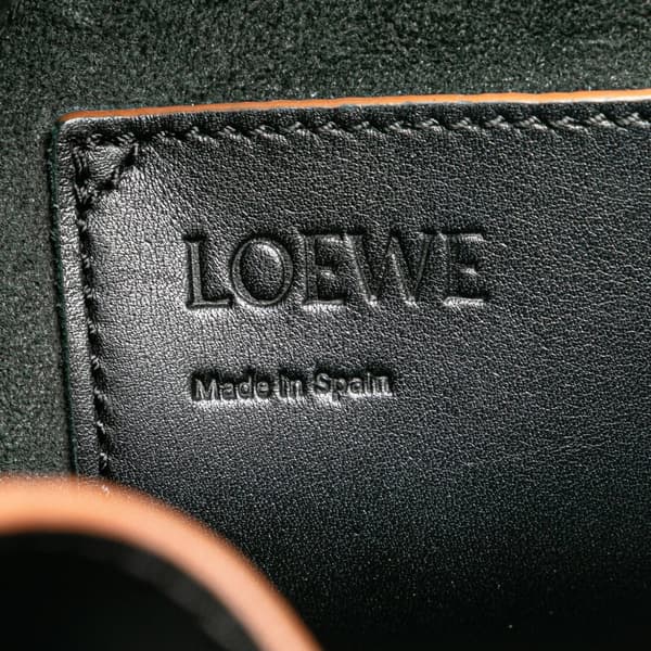 Pre-owned LOEWE Medium Leather Balloon Bucket Bag Black
