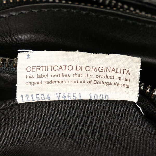 Pre-owned Bottega Veneta Nappa Intrecciato Utility Belt Bag Black