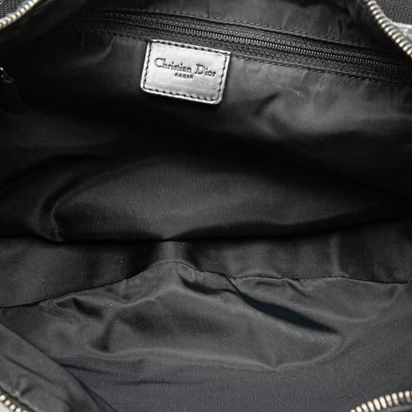 Pre-owned Dior Diorissimo Trotter Canvas Street Chic Hobo Black