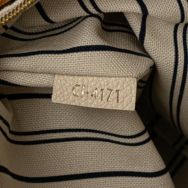 Pre-owned Louis Vuitton Monogram Empreinte Artsy MM White