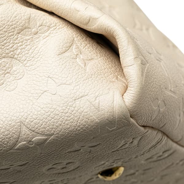 Pre-owned Louis Vuitton Monogram Empreinte Artsy MM White