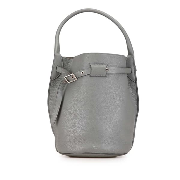 Pre-owned Celine Leather Big Bag Bucket Brown