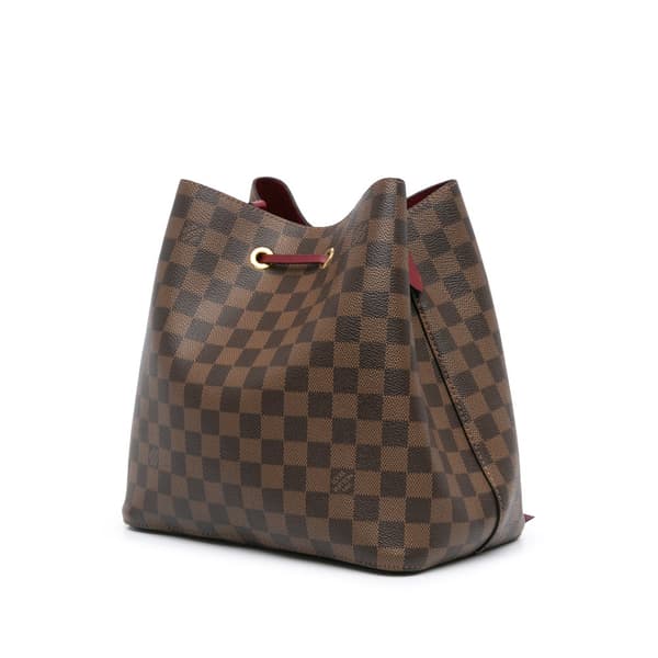 Pre-owned Louis Vuitton Damier Ebene Neonoe Brown