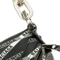Pikkukuva 9 / 10: Pre-owned Balenciaga Lambskin Logo Souvenir XS Belt Bag Black
