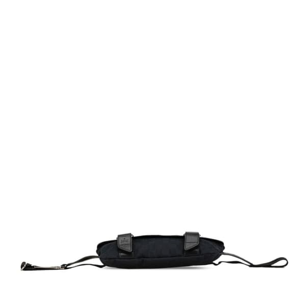 Pre-owned Gucci GG Canvas Belt Bag Black