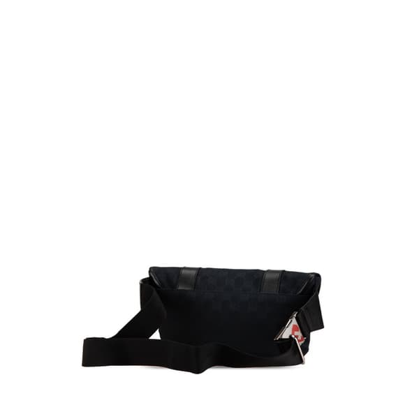 Pre-owned Gucci GG Canvas Belt Bag Black