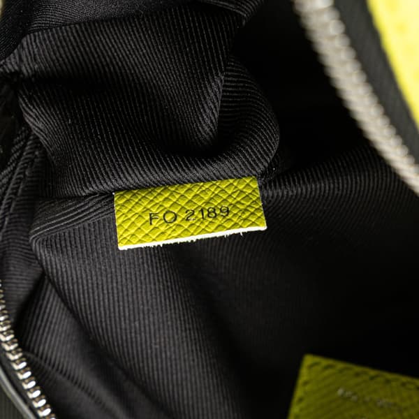 Pre-owned Louis Vuitton Monogram Taiga Outdoor Bumbag Yellow