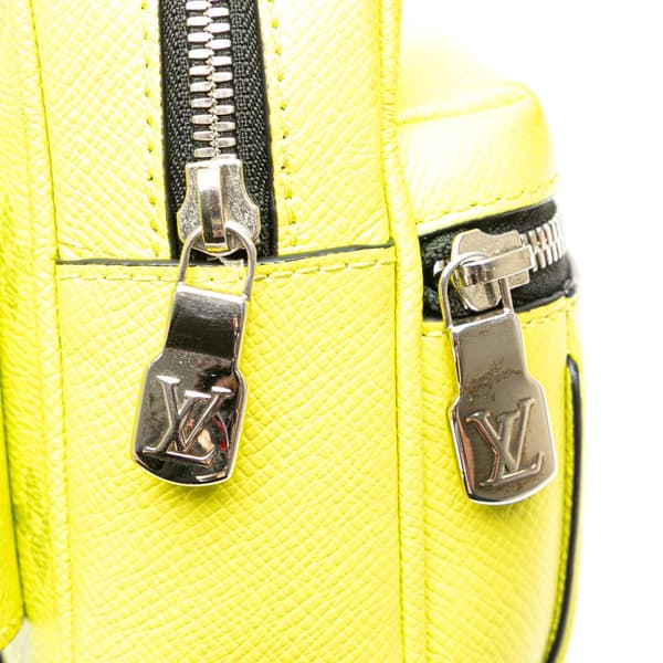 Pre-owned Louis Vuitton Monogram Taiga Outdoor Bumbag Yellow