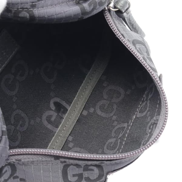 Pre-owned Gucci GG Nylon Ripstop Belt Bag Gray