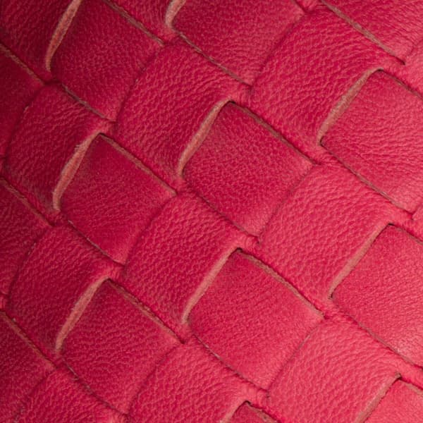 Pre-owned Bottega Veneta Nappa Intrecciato Bucket Bag Pink