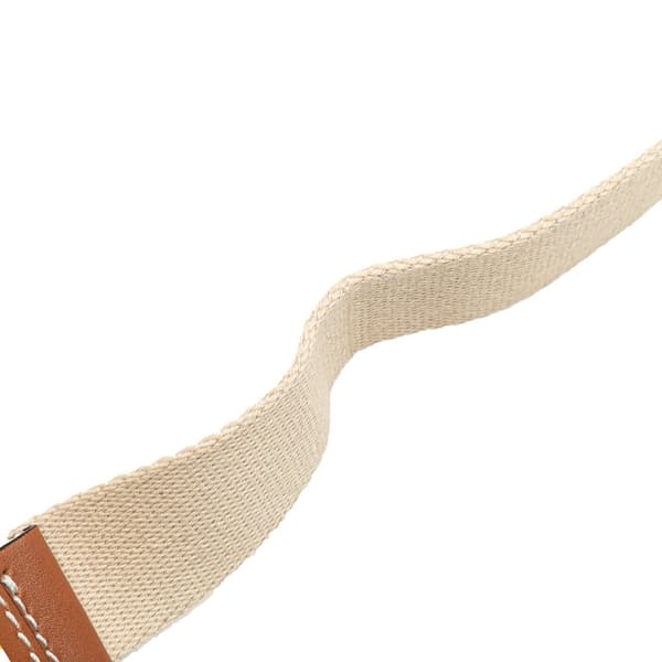Pre-owned LOEWE Paulas Ibiza Printed Canvas Belt Bag White