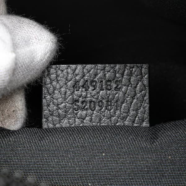 Pre-owned Gucci GG Nylon Web Belt Bag Black