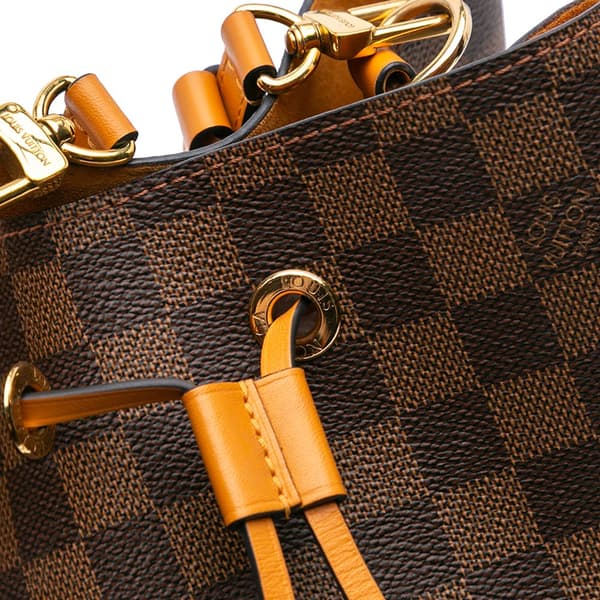 Pre-owned Louis Vuitton Damier Ebene Neonoe MM Brown