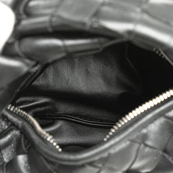 Pre-owned Bottega Veneta Candy Nappa Intrecciato Jodie Black