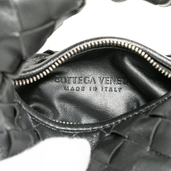 Pre-owned Bottega Veneta Candy Nappa Intrecciato Jodie Black