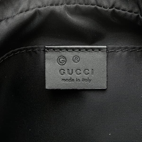 Pre-owned Gucci Canvas Techno Web Belt Bag Black